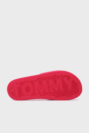Tommy Jeans Logolu Düz Bayan Terlik EN0EN02108 TJN KOYU PEMBE - 3