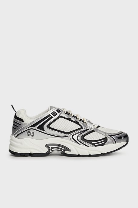 Tommy Jeans Logolu Parlak Görünümlü Sneaker Erkek Ayakkabı EM0EM01509 BDS SİYAH - 8
