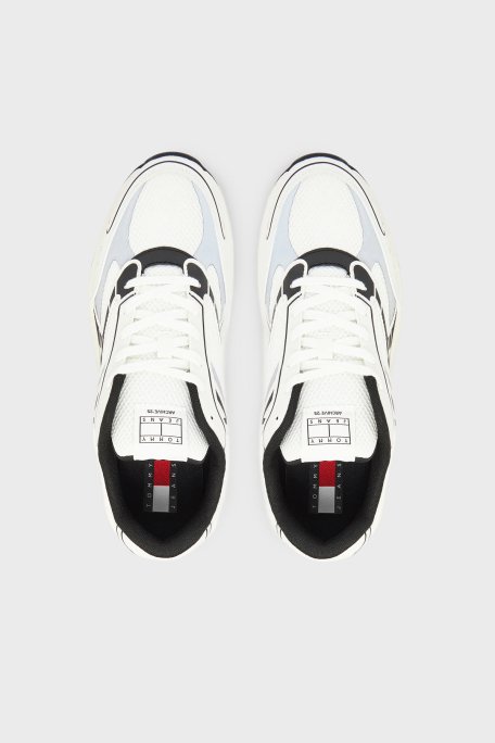 Tommy Jeans Logolu Sneaker Erkek Ayakkabı EM0EM01594 BDS SİYAH - 9