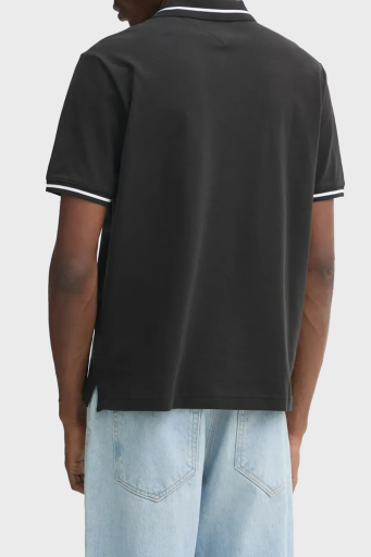 Tommy Jeans Pamuklu Regular Fit Düğmeli Erkek Polo Yaka T Shirt DM0DM20745 PT2 KOYU GRİ - 2