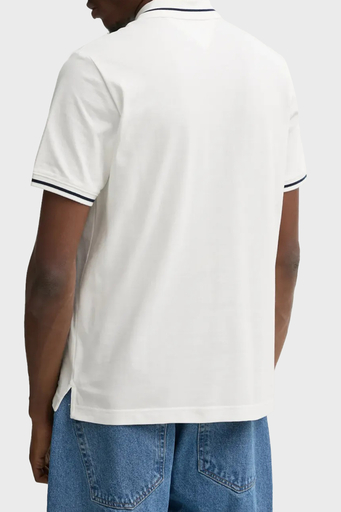Tommy Jeans Pamuklu Regular Fit Düğmeli Erkek Polo Yaka T Shirt DM0DM20745 YBL BEYAZ - 2