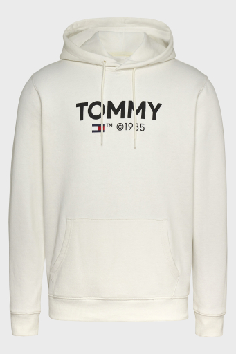 Tommy Jeans Pamuklu Regular Fit Kapüşonlu Erkek Sweat DM0DM18864 YBH BEYAZ - 6