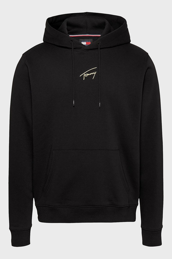 Tommy Jeans Pamuklu Regular Fit Kapüşonlu Erkek Sweat DM0DM20507 BDS SİYAH - 5