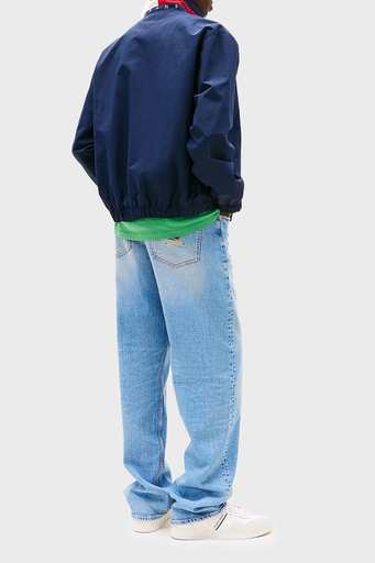 Tommy Jeans Relaxed Fit Renk Bloklu Yaka Su İtici Erkek Mont DM0DM20900 C1G LACİVERT - 2
