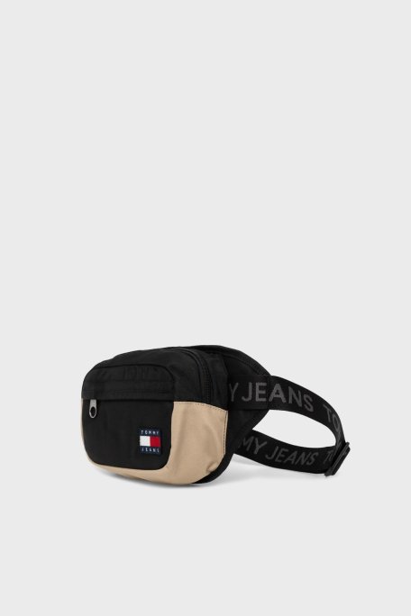 Tommy Jeans Renk Bloklu Ayarlanabilir Askılı Erkek Bel Çantası AM0AM13267 BDS SİYAH - 3