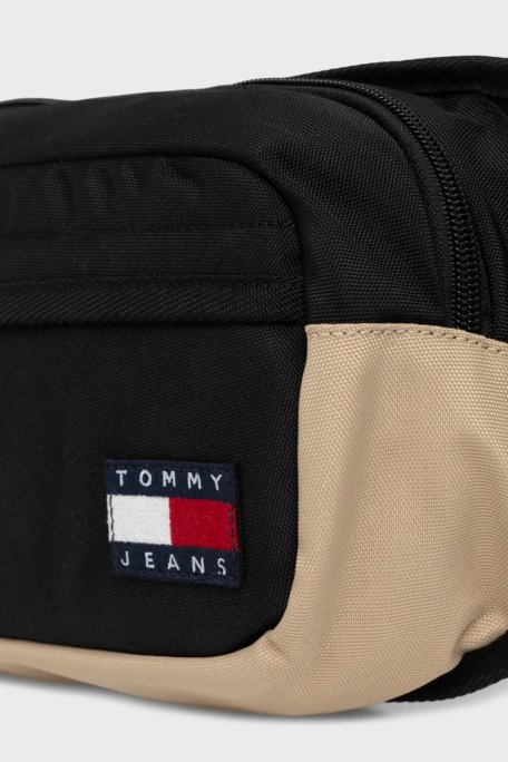 Tommy Jeans Renk Bloklu Ayarlanabilir Askılı Erkek Bel Çantası AM0AM13267 BDS SİYAH - 5