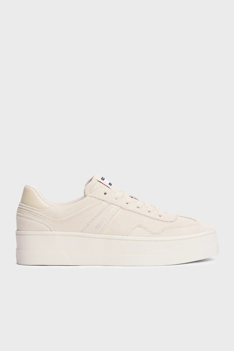 Tommy Jeans Süet Sneaker Bayan Ayakkabı EN0EN02676 ACG BEJ - 8