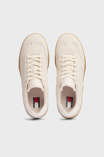 Tommy Jeans Süet Sneaker Bayan Ayakkabı EN0EN02696 ACG BEJ - 5