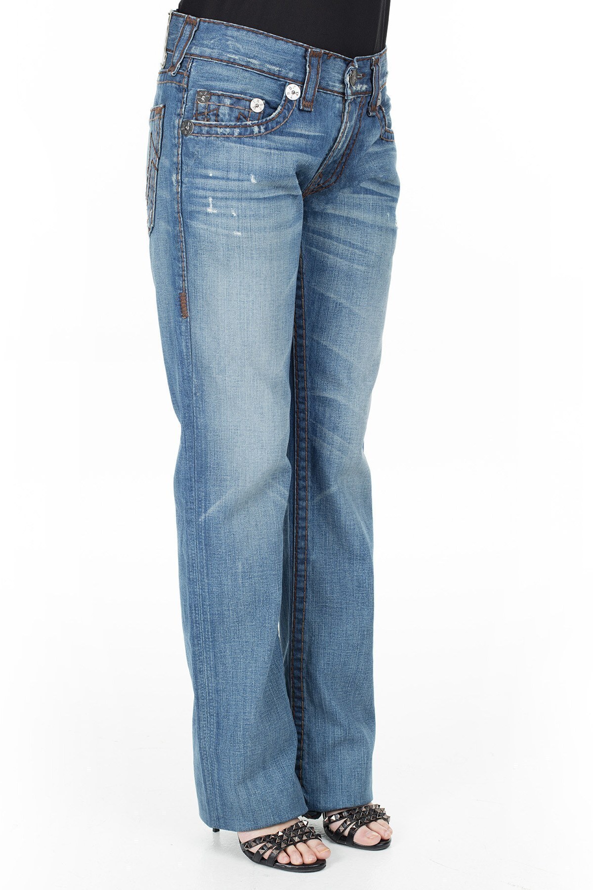 True Religion Jeans Erkek Kot Pantolon M24800M38 LACİVERT