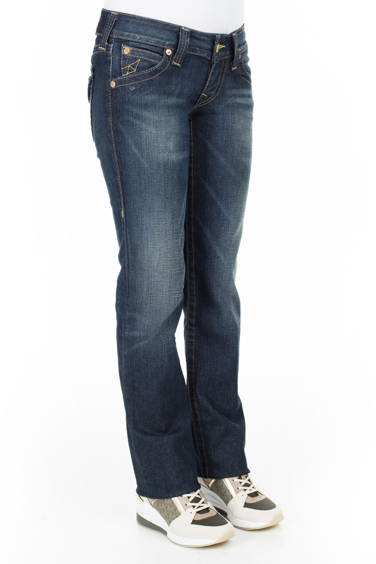 True Religion Jeans Bayan Kot Pantolon W102076E41D1 LACİVERT