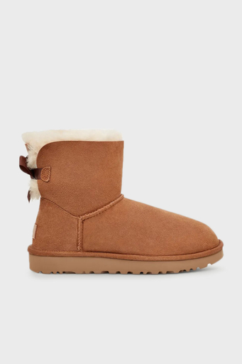 Ugg Kürklü Hakiki Deri Fiyonklu Bayan Bot 1016501 TABA - 1
