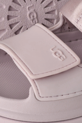 Ugg Logolu Tırtıklı Kalın Taban Cırtlı Çocuk Sandalet 1152813K AÇIK LİLA - 5