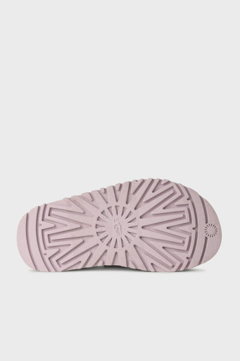 Ugg Logolu Tırtıklı Kalın Taban Cırtlı Çocuk Sandalet 1152813K AÇIK LİLA - 6