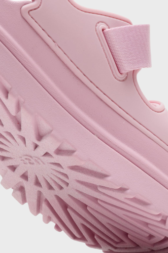 Ugg Logolu Tırtıklı Kalın Taban Cırtlı Çocuk Sandalet 1152813K PEMBE - 5