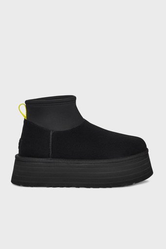 Ugg Süet Kalın Taban Mini Bayan Bot 1168170 SİYAH - 1