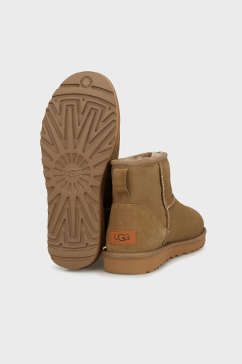 UGG W Classic Hakiki Deri Mini Bayan Bot 1016222 Koyu Naturel - 8