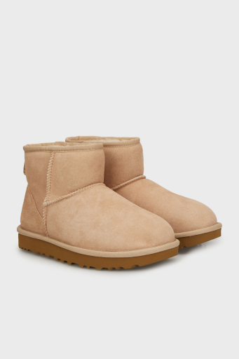 UGG W Classic Hakiki Deri Mini Bayan Bot 1016222 KUM - 6