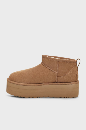 Ugg W Classic Kalın Taban Hakiki Deri Mini Bayan Bot 1135092 TABA - 9