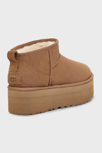 Ugg W Classic Kalın Taban Hakiki Deri Mini Bayan Bot 1135092 TABA - 11