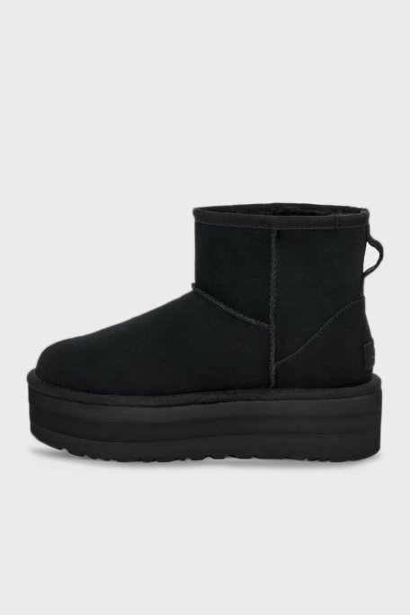 Ugg W Classic Hakiki Deri Mini Platform Bayan Bot 1134991 SİYAH - 2