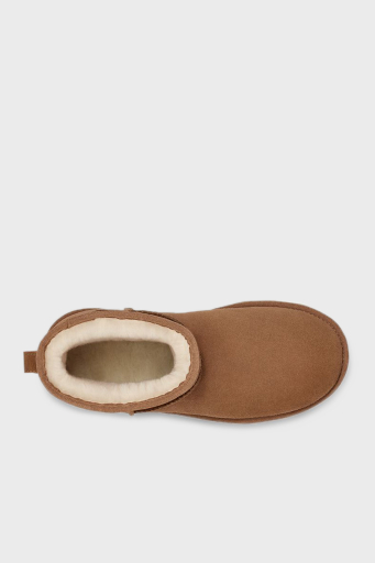 Ugg W Classic Hakiki Deri Mini Platform Bayan Bot 1134991 TABA - 6