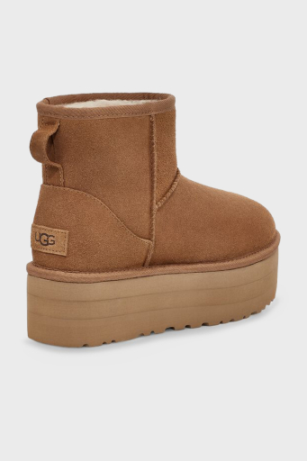 Ugg W Classic Hakiki Deri Mini Platform Bayan Bot 1134991 TABA - 11
