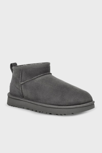 UGG W Classic Hakiki Deri Ultra Mini Bayan Bot 1116109 GRİ - 3