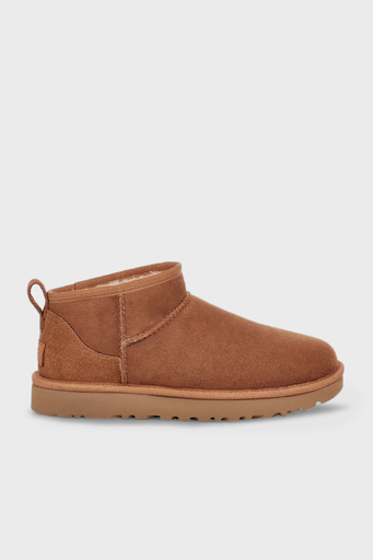 UGG W Classic Hakiki Deri Ultra Mini Bayan Bot 1116109 TABA - 1