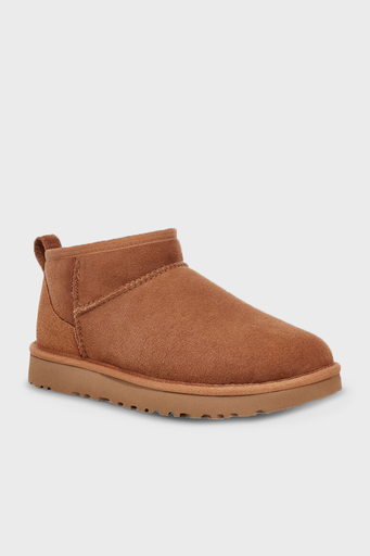 UGG W Classic Hakiki Deri Ultra Mini Bayan Bot 1116109 TABA - 4