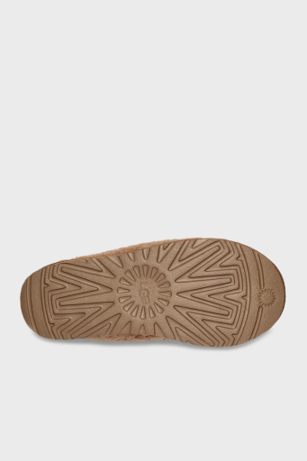 Ugg Yumuşak Tüylü Düşük Bilekli Rahat Bayan Terlik 1158356 TABA - 6
