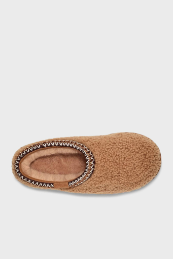 Ugg Yumuşak Tüylü Düşük Bilekli Rahat Bayan Terlik 1158356 TABA - 11
