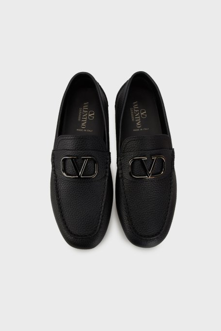 Valentino Garavani Deri Mokasen Erkek Ayakkabı 6Y2S0G30BNT 0NO SİYAH - 9