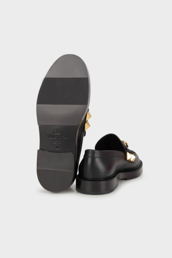Valentino Garavani Hakiki Deri Loafer Erkek Ayakkabı 4Y2S0F09 ELI 0NO SİYAH - 9