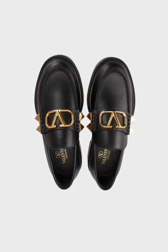 Valentino Garavani Hakiki Deri Loafer Erkek Ayakkabı 4Y2S0F09 ELI 0NO SİYAH - 10