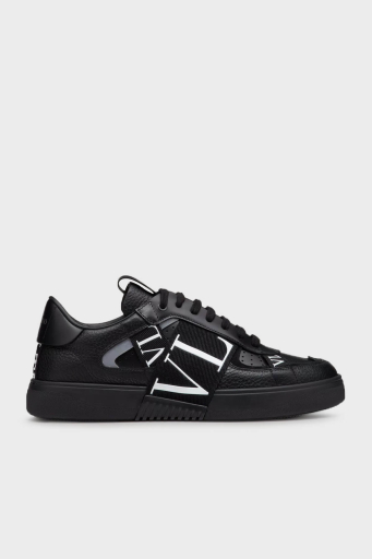 Valentino Garavani Hakiki Deri Logolu Sneaker Erkek Ayakkabı 6Y2S0C58WRQ 0NO SİYAH - 1