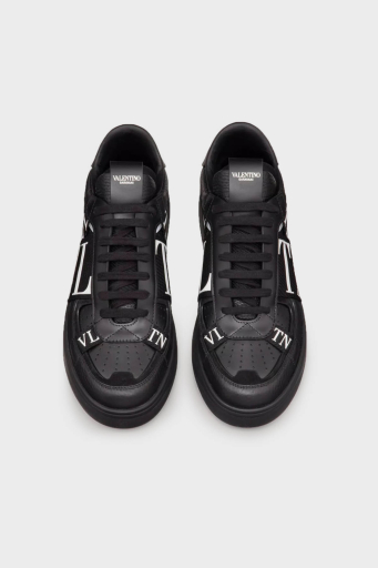 Valentino Garavani Hakiki Deri Logolu Sneaker Erkek Ayakkabı 6Y2S0C58WRQ 0NO SİYAH - 5