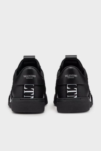 Valentino Garavani Hakiki Deri Logolu Sneaker Erkek Ayakkabı 6Y2S0C58WRQ 0NO SİYAH - 6