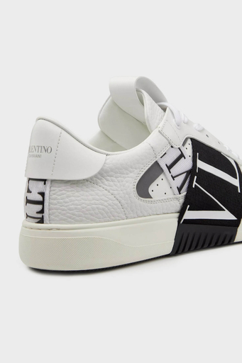Valentino Garavani Hakiki Deri Logolu Sneaker Erkek Ayakkabı 6Y2S0C58WRQ 24P BEYAZ - 5