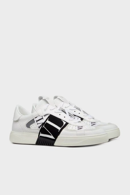 Valentino Garavani Hakiki Deri Logolu Sneaker Erkek Ayakkabı 6Y2S0C58WRQ 24P BEYAZ - 10