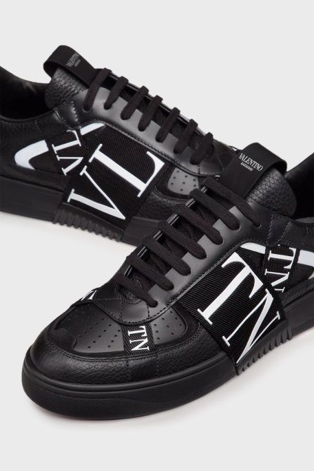 Valentino Garavani Hakiki Deri Sneaker Erkek Ayakkabı 5Y2S0C58WRQ 0NO SİYAH - 9