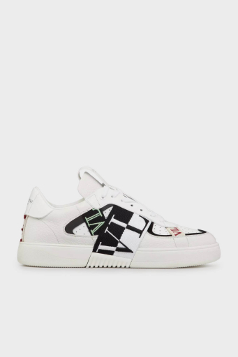 Valentino Garavani Logolu Deri Sneaker Erkek Ayakkabı 4Y2S0C58UVH YEA BEYAZ - 1