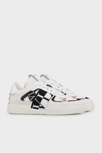 Valentino Garavani Logolu Deri Sneaker Erkek Ayakkabı 4Y2S0C58UVH YEA BEYAZ - 10