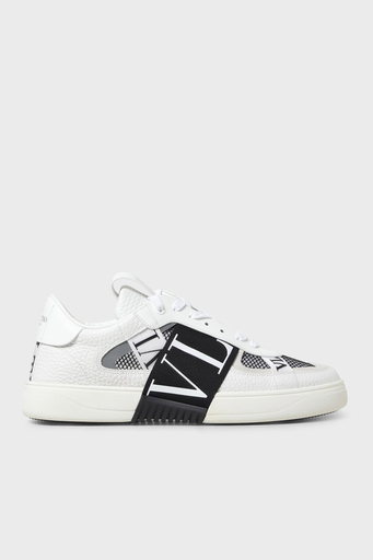 Valentino Garavani Logolu Deri Sneaker Erkek Ayakkabı 5Y2S0C58 SWF Q1X BEYAZ - 1