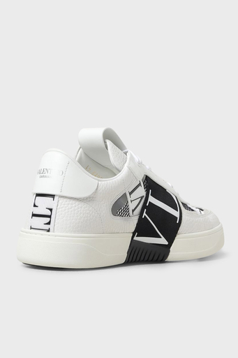 Valentino Garavani Logolu Deri Sneaker Erkek Ayakkabı 5Y2S0C58 SWF Q1X BEYAZ - 3