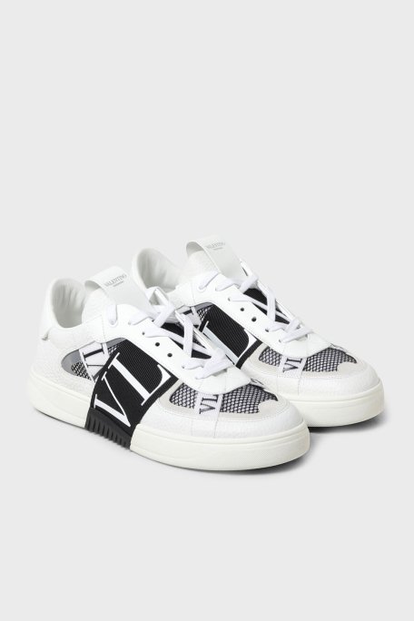 Valentino Garavani Logolu Deri Sneaker Erkek Ayakkabı 5Y2S0C58 SWF Q1X BEYAZ - 6