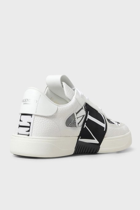 Valentino Garavani Logolu Deri Sneaker Erkek Ayakkabı 5Y2S0C58 SWF Q1X BEYAZ - 7