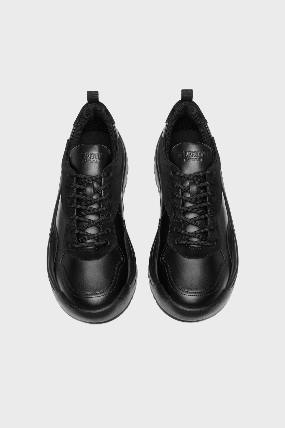Valentino Garavani Logolu Hakiki Deri Sneaker Erkek Ayakkabı 1Y2S0B17VRNN01 SİYAH