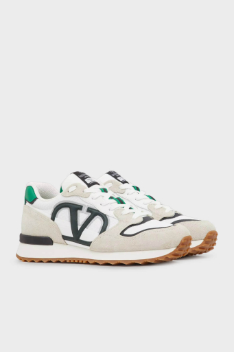 Valentino Garavani Logolu Hakiki Deri Sneaker Erkek Ayakkabı 4Y2S0H17TAE MJP BEYAZ - 12