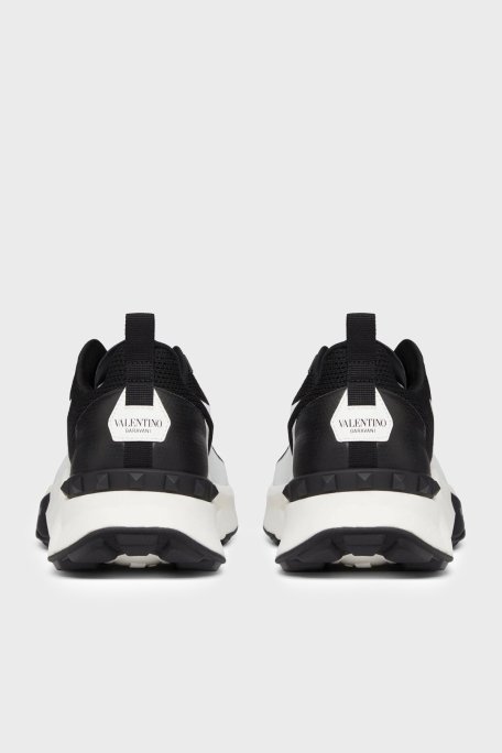 Valentino Garavani Logolu Kalın Tabanlı Sneaker Erkek Ayakkabı 5Y2S0H96PTN 0NI SİYAH - 4