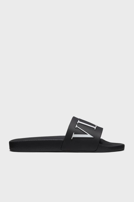 Valentino Garavani Logo Kabartmalı Erkek Terlik XY2S0873SYE0NI SİYAH - 1